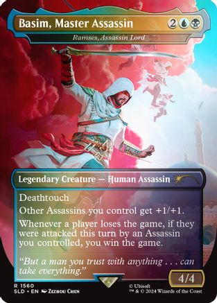 Basim, Master Assassin - Ramses, Assassin Lord (Rainbow Foil) (SLD-1560) [Secret Lair Drop Series] Foil