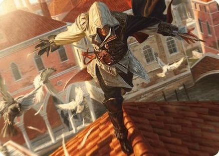 Ezio, Blade of Vengeance Art Card (ASACR-019) [Assassin's Creed Art Series]