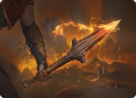 The Spear of Leonidas Art Card (ASACR-004) [Assassin's Creed Art Series]