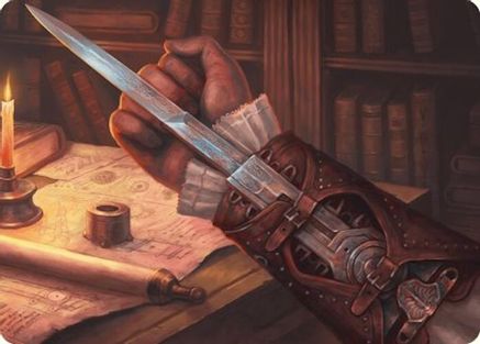 Hidden Blade Art Card (ASACR-009) [Assassin's Creed Art Series]