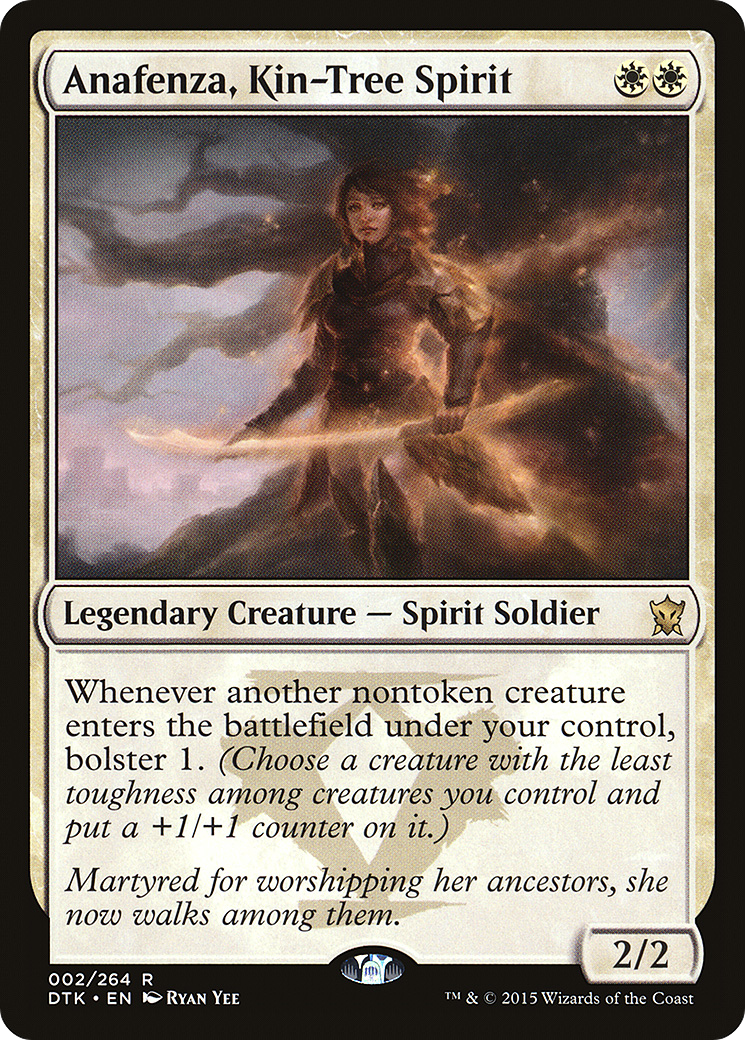 Anafenza, Kin-Tree Spirit (DTK-002) [Dragons of Tarkir]