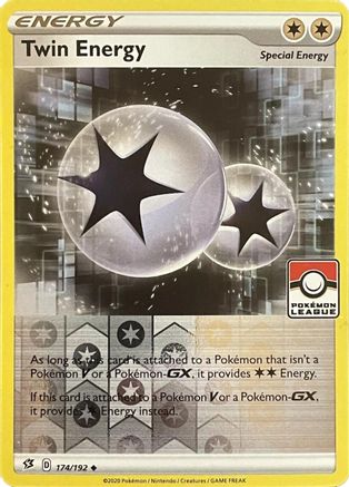 Twin Energy (174/192) [League & Championship Cards] Reverse Holofoil - Uncommon