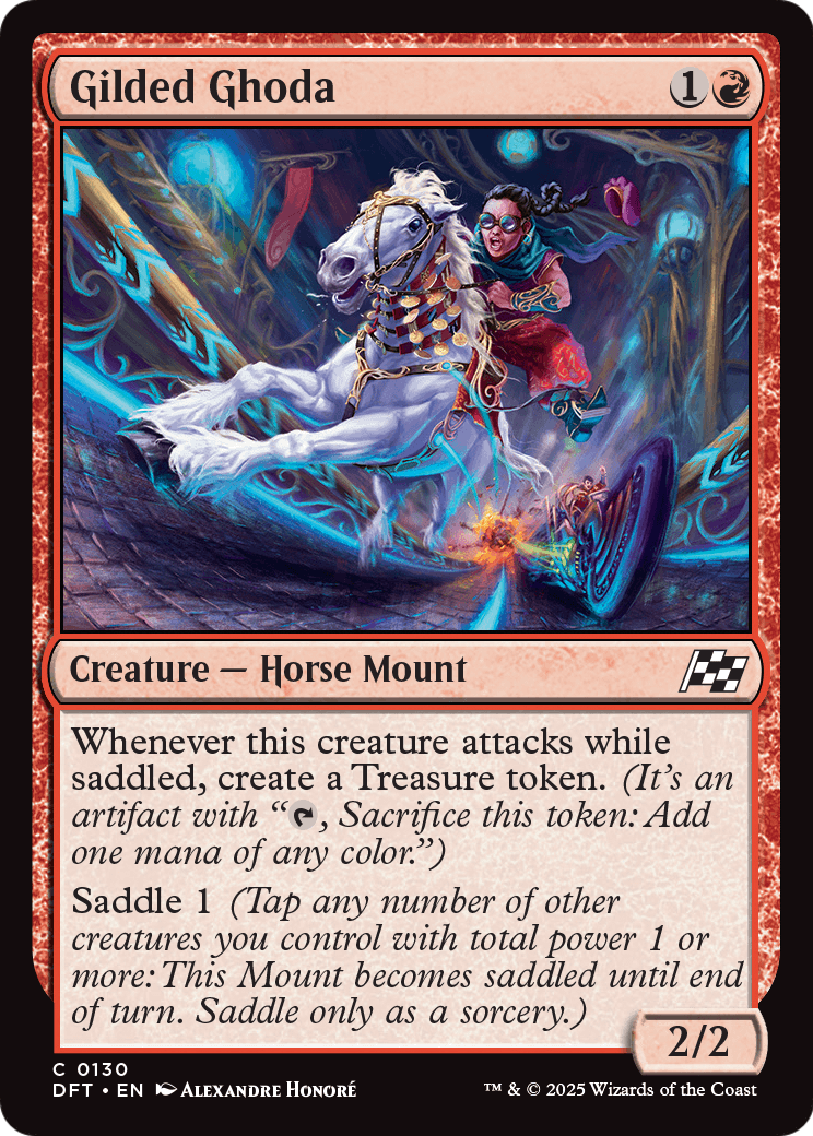 Gilded Ghoda (DFT-130) [Aetherdrift]