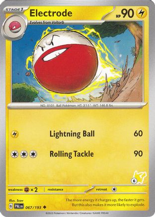 Electrode - Pikachu (67) [Battle Academy 2024] - Uncommon