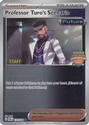 Professor Turo's Scenario (Regional Championships) [Staff] (177/182) [League & Championship Cards] Reverse Holofoil - Uncommon