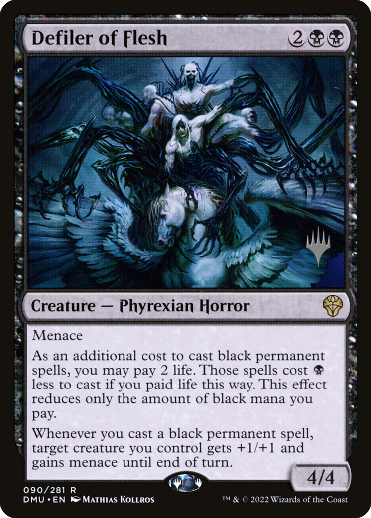 Defiler of Flesh (PPDMU-090) [Promo Pack: Dominaria United Promos] Foil