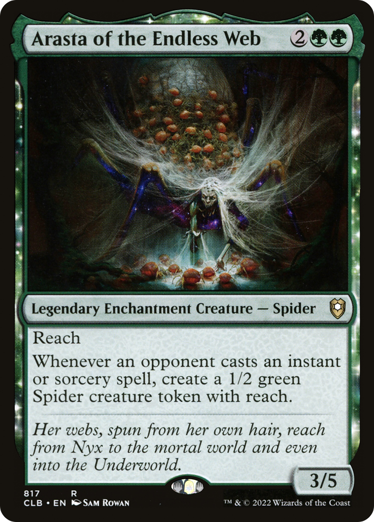 Arasta of the Endless Web (CLB-817) [Commander Legends: Battle for Baldur's Gate]