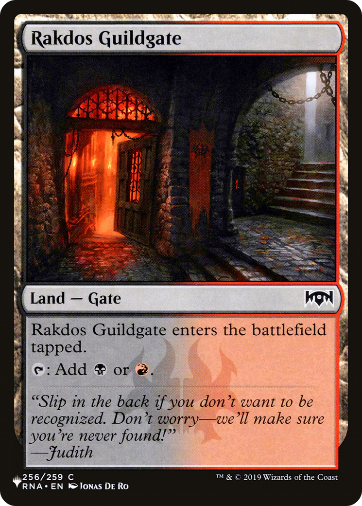 Rakdos Guildgate (LIST-RNA-256) [The List Reprints]