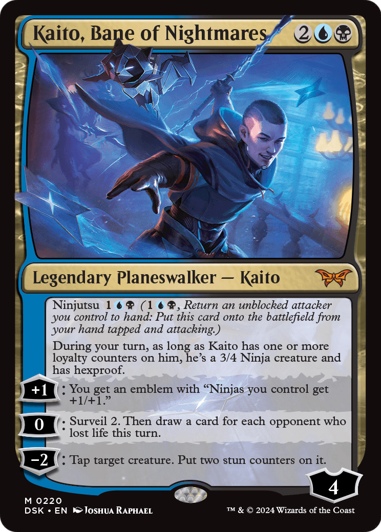 Kaito, Bane of Nightmares (DSK-220) [Duskmourn: House of Horror] Foil