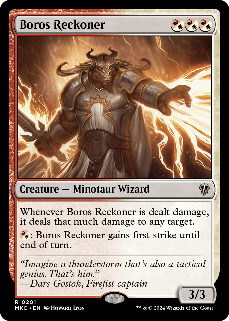 Boros Reckoner (MKC-201) [Murders at Karlov Manor Commander]