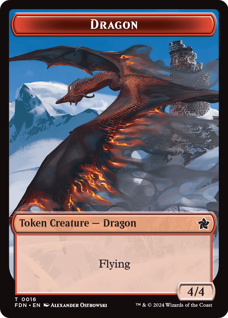 Dragon (TFDN-016) [Foundations Tokens]