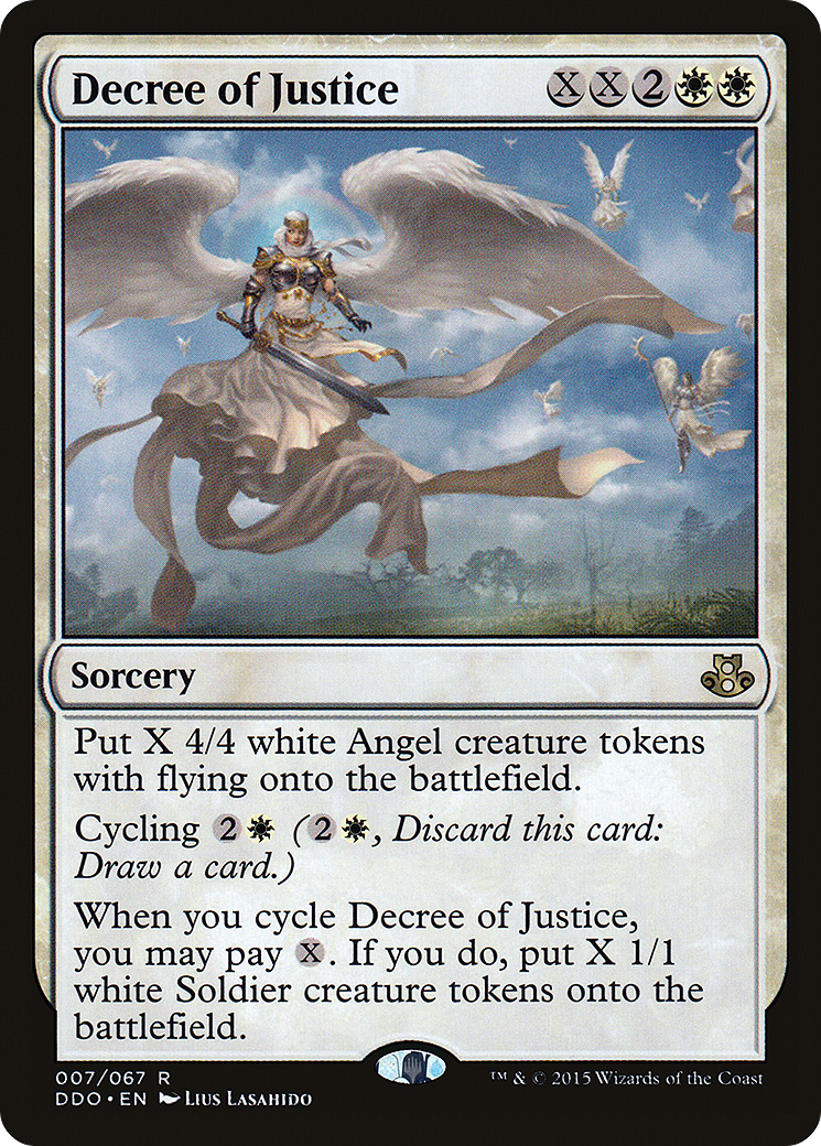 Decree of Justice (DDO-007) [Duel Decks: Elspeth vs. Kiora]