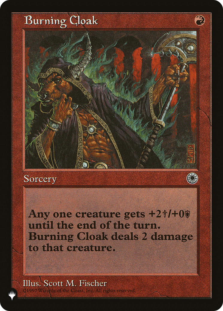 Burning Cloak (LIST-POR-120) [The List]