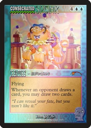 Consecrated Sphinx (SLD-1657) (Rainbow Foil) [Secret Lair Drop Series] Foil
