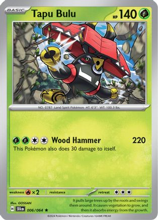 Tapu Bulu (006/064) [SV Shrouded Fable] Reverse Holofoil - Rare