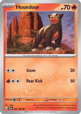 Houndour (007) [SV Shrouded Fable] Reverse Holofoil - Common