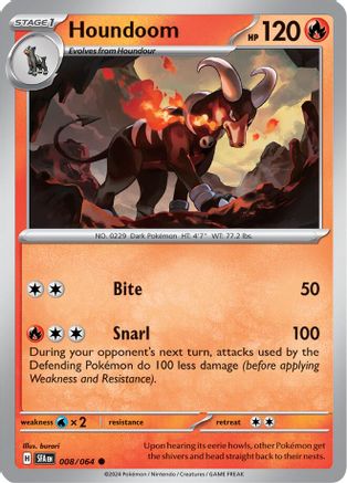 Houndoom (008/064) [SV Shrouded Fable] - Common