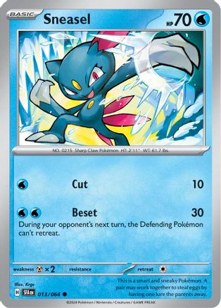 Sneasel (013) [SV Shrouded Fable] Reverse Holofoil - Common