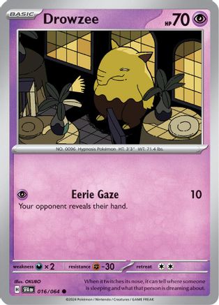 Drowzee (016) [SV Shrouded Fable] Reverse Holofoil - Common