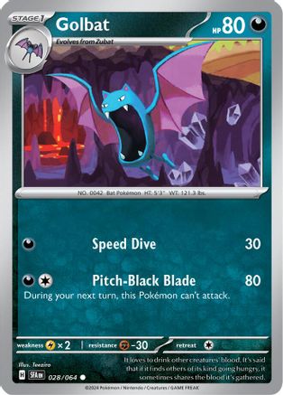 Golbat (028) [SV Shrouded Fable] Reverse Holofoil - Common
