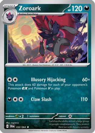 Zoroark (032) [SV Shrouded Fable] Reverse Holofoil - Rare