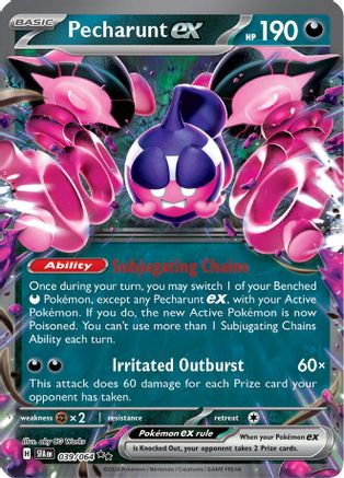 Pecharunt ex (039/064) [SV Shrouded Fable] Holofoil - Double Rare