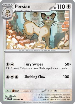 Persian (049/064) [SV Shrouded Fable] Reverse Holofoil - Common