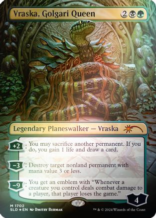 Vraska, Golgari Queen (SLD-1702) (Rainbow Foil) [Secret Lair Drop Series] Foil