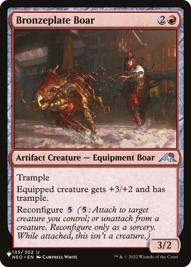 Bronzeplate Boar (LIST-NEO-135) [The List]