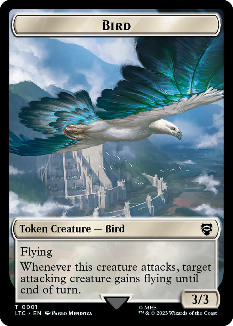 Bird (TLTC-001) [Tales of Middle-earth Commander Tokens]
