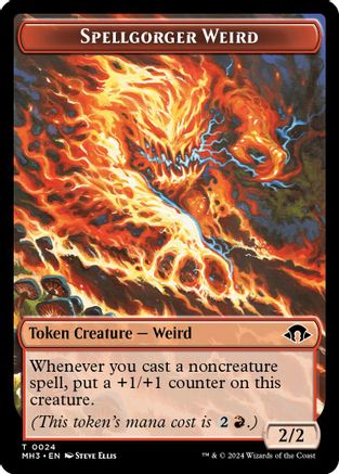 Spellgorger Weird // Energy Reserve Double-Sided Token (MH3-24 // 36) [Modern Horizons 3]