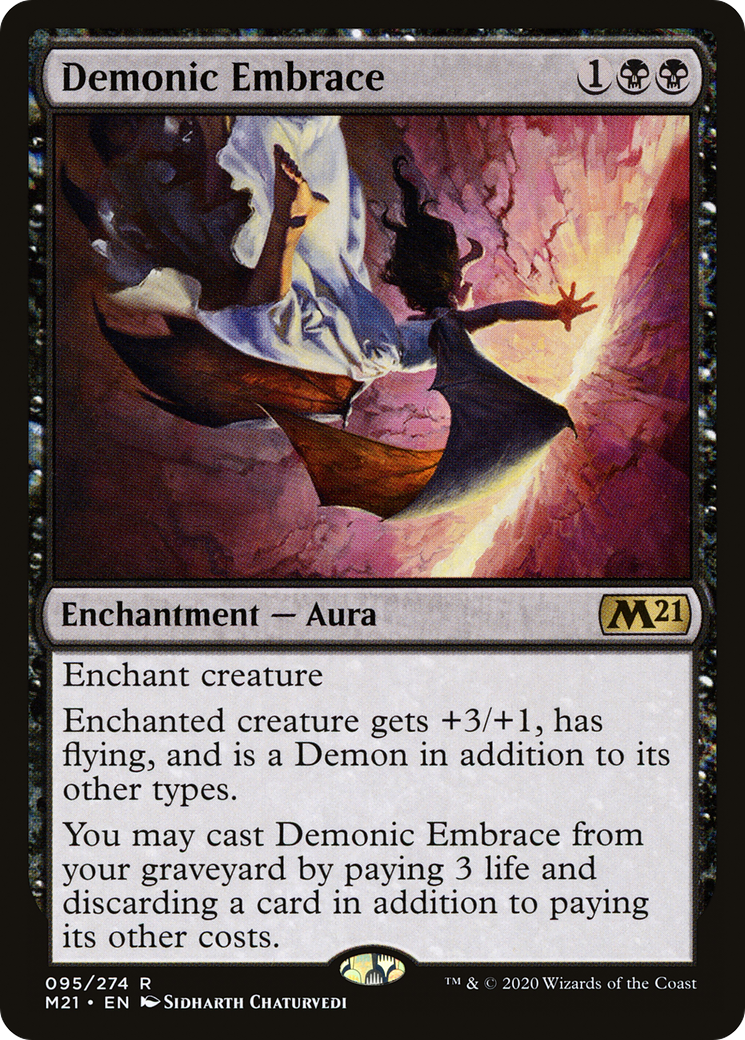 Demonic Embrace (M21-095) [Core Set 2021]
