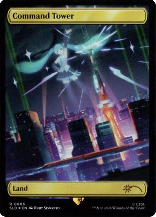 Command Tower (SLD-806) (Rainbow Foil) [Secret Lair Drop Series] Foil