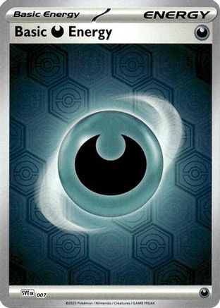 Basic Darkness Energy (Reverse Holofoil) (007) [SV Shrouded Fable] Reverse Holofoil - Common
