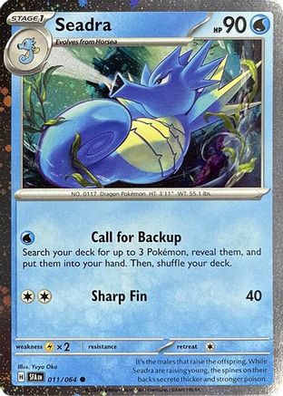 Seadra (Cosmos Holo) (011/064) [Miscellaneous Cards & Products] Holofoil - Promo