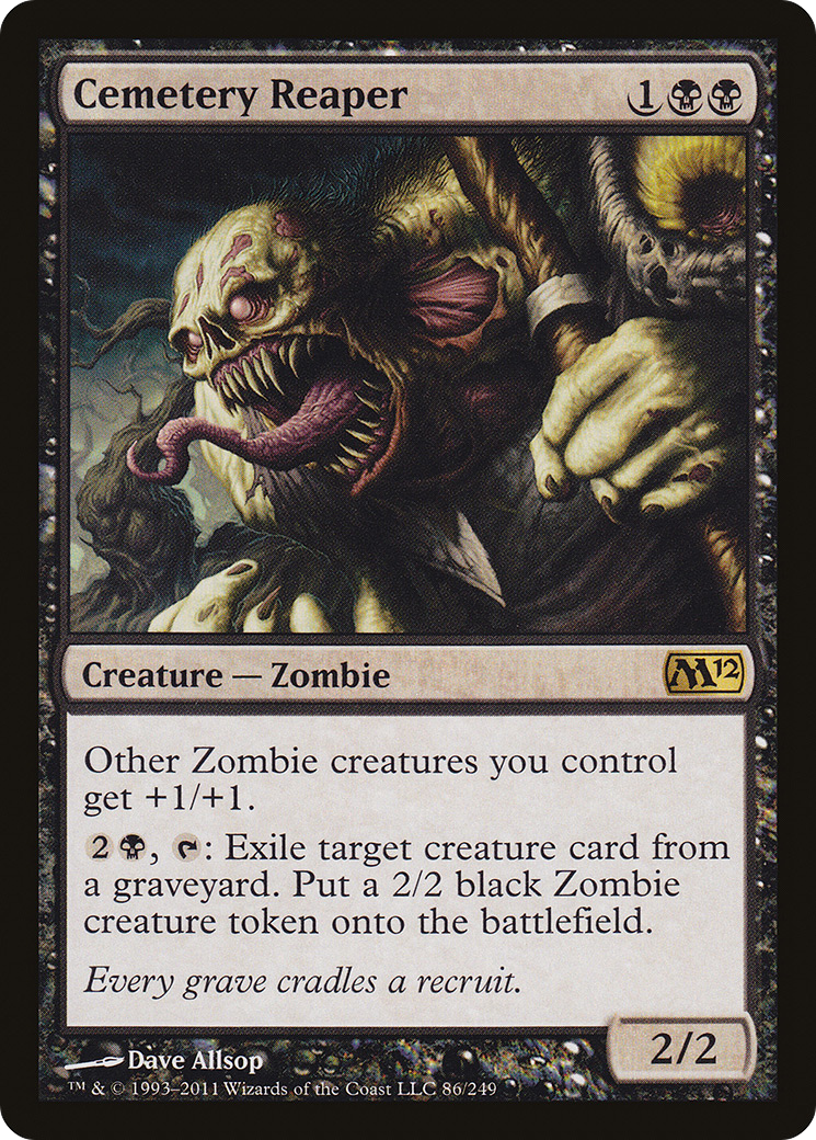 Cemetery Reaper (M12-086) [Magic 2012] Foil