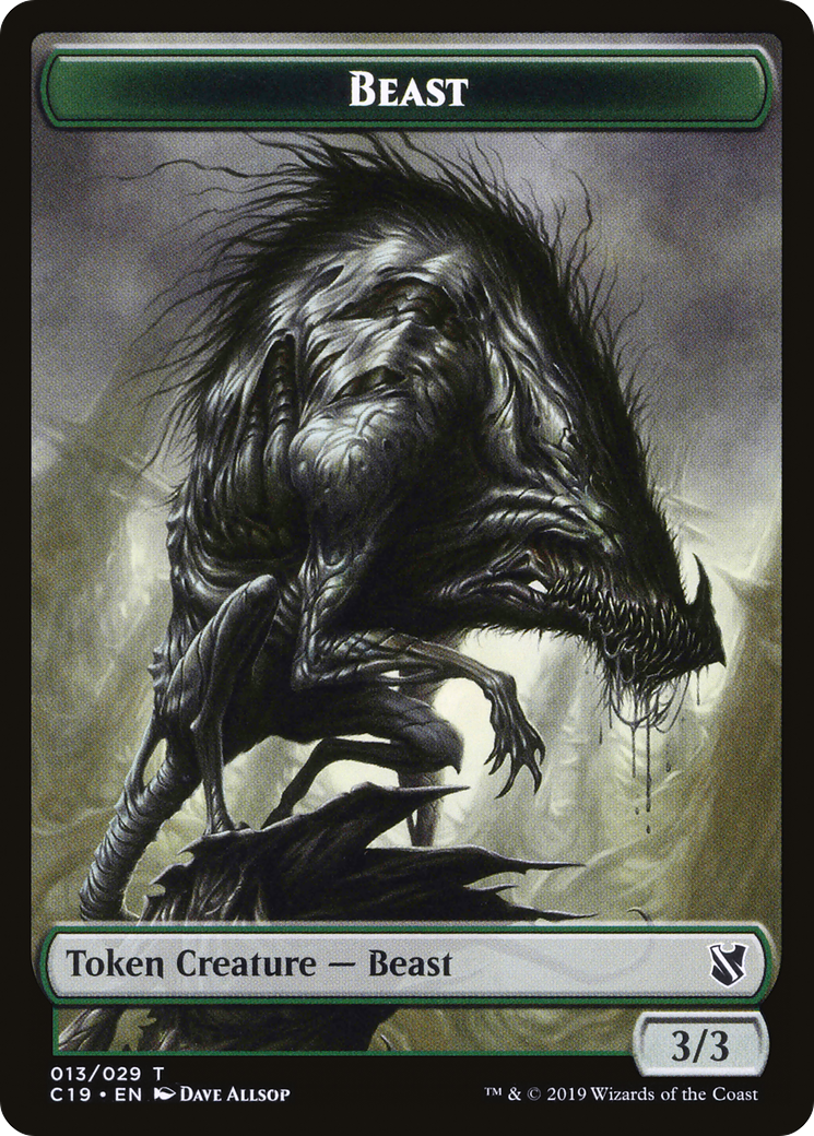 Beast (TC19-013) [Commander 2019 Tokens]