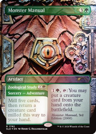 Monster Manual (Rainbow Foil) (SLD-1782) [Secret Lair Drop Series] Foil