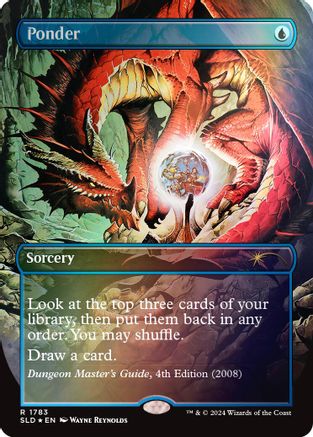 Ponder (SLD-1783) (Rainbow Foil) [Secret Lair Drop Series] Foil