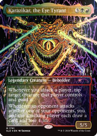 Karazikar, the Eye Tyrant (Rainbow Foil) (SLD-1791) [Secret Lair Drop Series] Foil