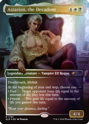 Astarion, the Decadent (Rainbow Foil) (SLD-1797) [Secret Lair Drop Series] Foil