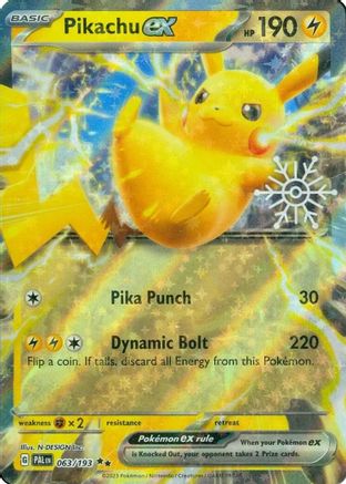 Pikachu ex (Holiday Calendar) (063) [Miscellaneous Cards & Products] Holofoil - Double Rare