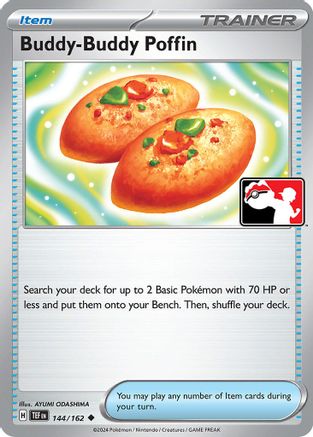 Buddy-Buddy Poffin (144/162) [Prize Pack Series Cards] Holofoil - Uncommon