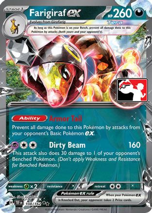 Farigiraf ex (108/162) [Prize Pack Series Cards] Holofoil - Double Rare