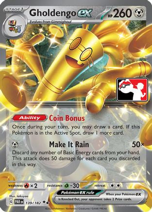 Gholdengo ex (139) [Prize Pack Series Cards] Holofoil - Double Rare