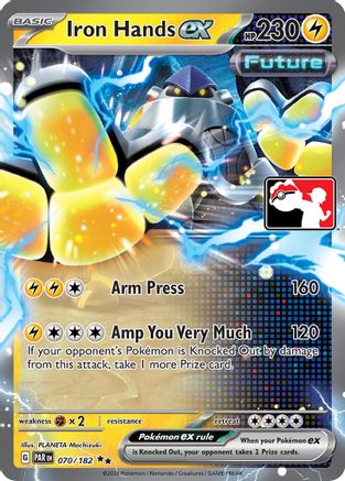 Iron Hands ex (070) [Prize Pack Series Cards] Holofoil - Double Rare