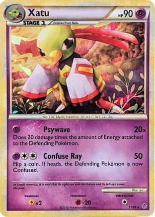 Xatu (Cracked Ice Holo) (011/95) [Blister Exclusives] Holofoil - Holo Rare