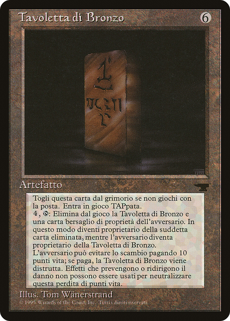 Bronze Tablet (Italian) - "Tavoletta di Bronzo" [Rinascimento]