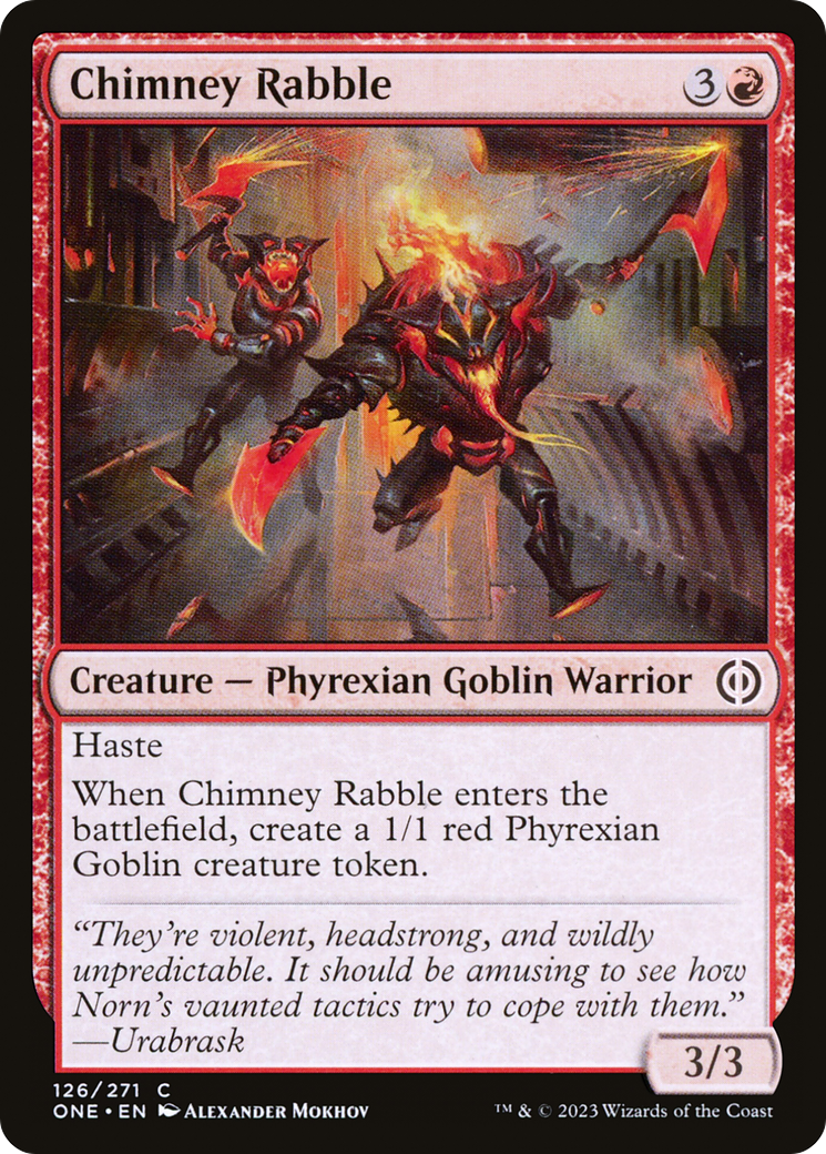 Chimney Rabble (ONE-126) [Phyrexia: All Will Be One]