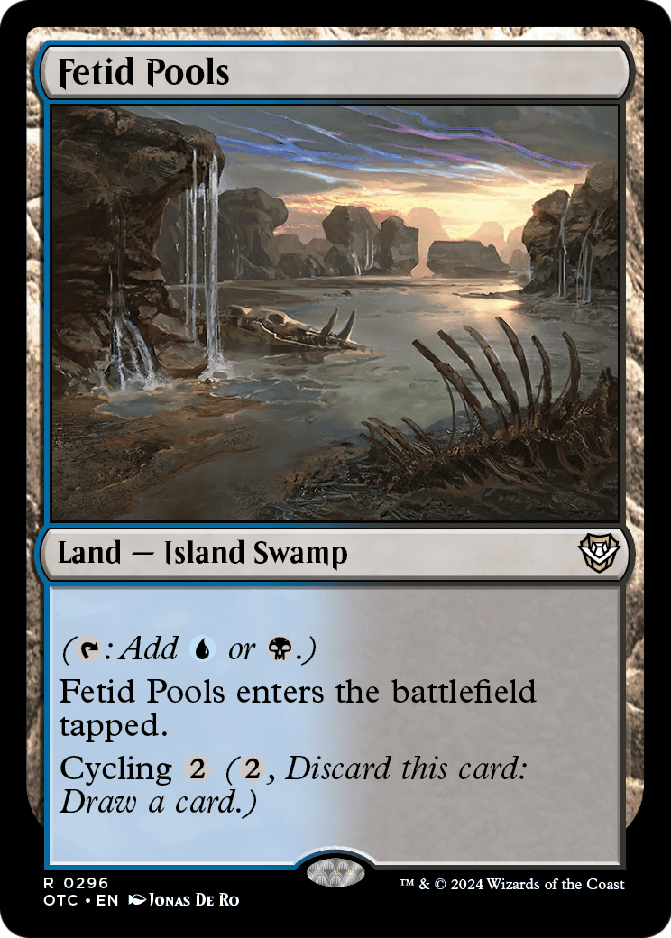 Fetid Pools (OTC-296) [Outlaws of Thunder Junction Commander]